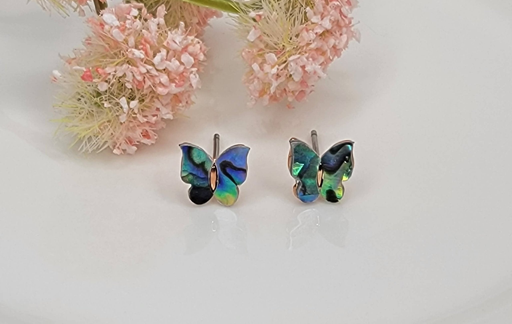 Mini Butterfly Stud Earrings - HER Home Design Boutique